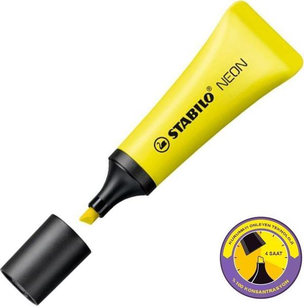 Stabilo Neon Fosforlu Kalem Sarı 72/24 - Image 1