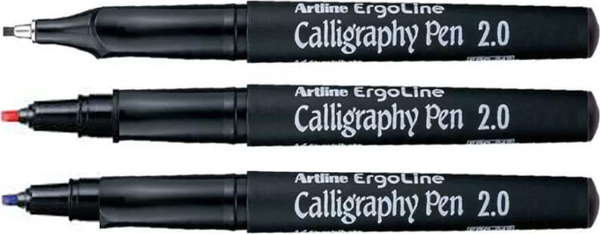 Artline Ergoline Kaligrafi Kalemi 2.0mm - Image 1