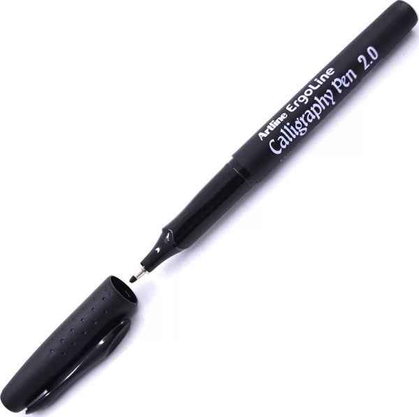 Artline Kaligrafi Kalemi 2.0 mm Siyah ERG-242 - Image 1