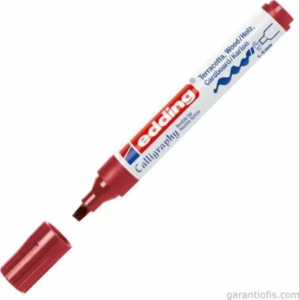 Edding 1455 Esnek Uçlu Bordo Kaligrafi Markörü - Image 1