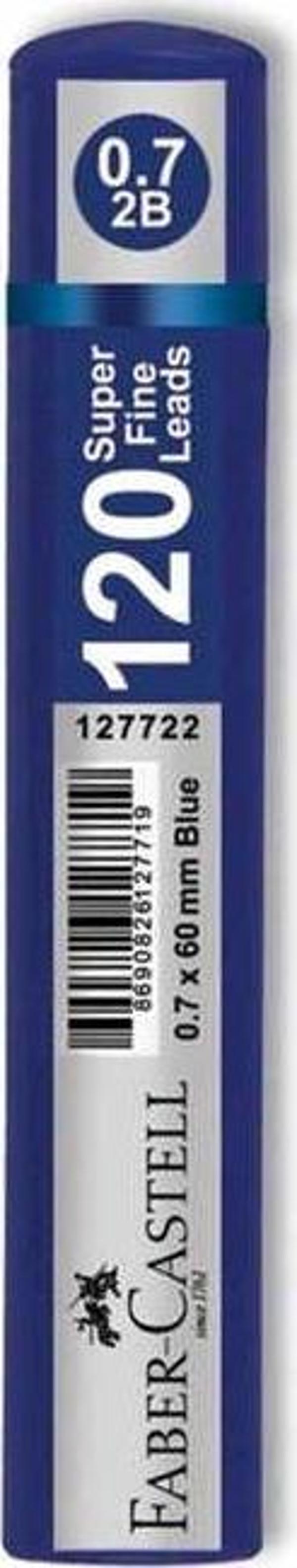 Faber Castell Grip Min 0.7 mm 2B 60 mm 120'li Tüp Mavi - Image 1