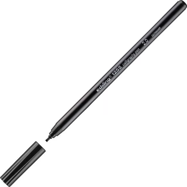Edding Kaligrafi Kalemi 2 mm Siyah - Image 1