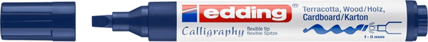 Edding Kaligrafi Kalemi Çelik Mavi - Image 1