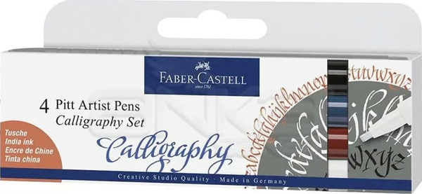 Faber Castell Calligraphy Seti 4lü 167504 - Image 1