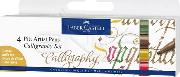 Faber Castell Calligraphy Seti 4lü 167505 - Image 1