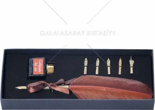 Steelpen Kaligrafi Seti CS-0205 (Kahverengi) - Image 1