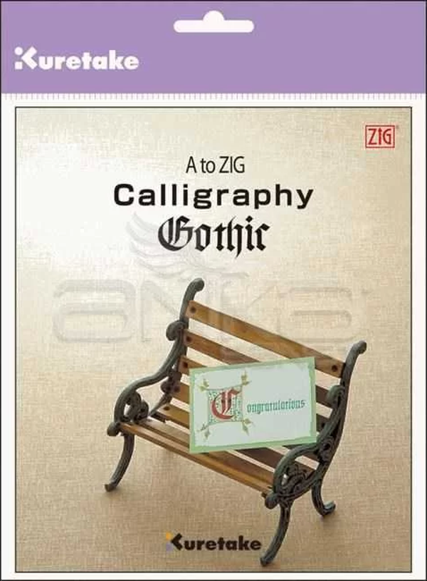 A to Zig Calligraphy Gothic Kaligrafi Kitabı - Image 1
