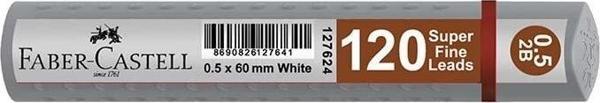 Faber Castell Grip Serisi Min 0.5mm 2B 120’li Tüp Gümüş 5090127681 - Image 1