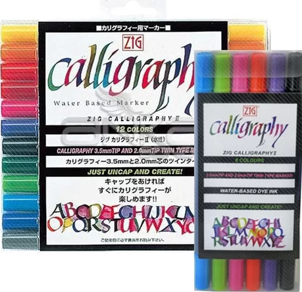 Zig Calligraphy II 2mm+3.5mm Kaligrafi Kalem Setleri - Image 1