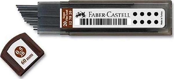 Faber Castell Min Super Fine 0.5 mm 2B 60 mm - Image 1