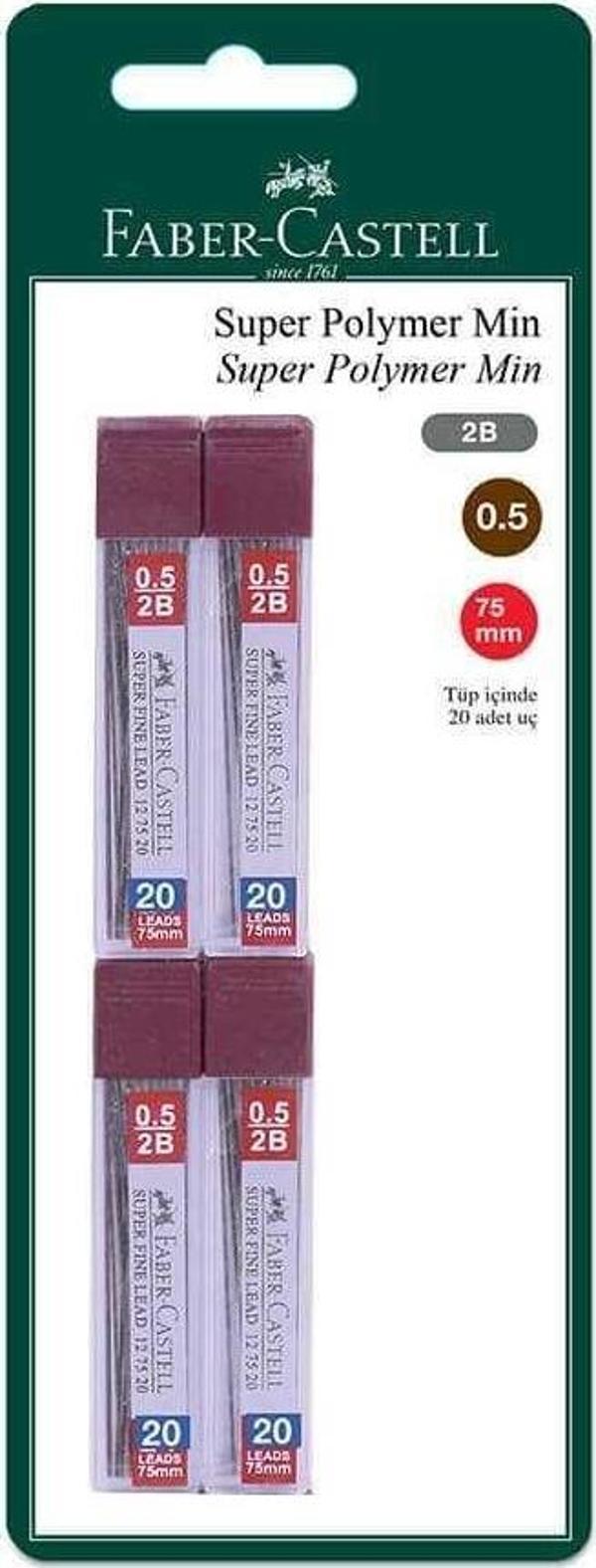 Faber Castell Polymer Fine Min 0.5 mm 4'lü - Image 1