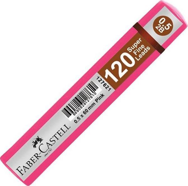 FABER-CASTELL GRİP KALEM UCU 0.5 2B 60mm PEMBE (127622) - Image 1