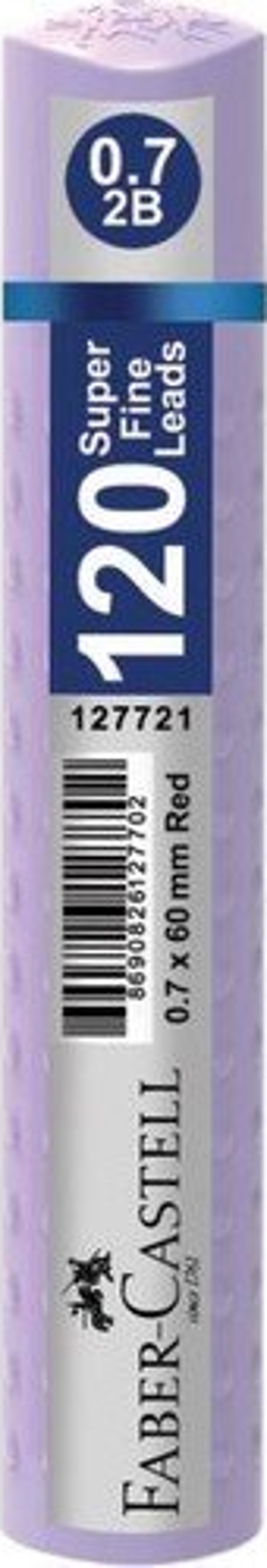 FABER-CASTELL GRİP KALEM UCU 0.7 2B 60mm PASTEL MOR (127738) - Image 1