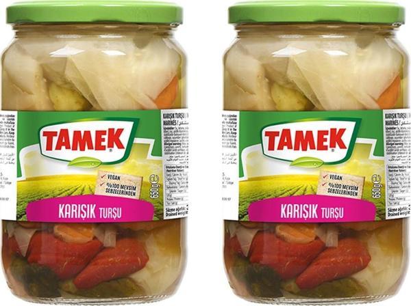 Tamek Karışık Turşu 680 gr Cam x 2 Adet - Image 1