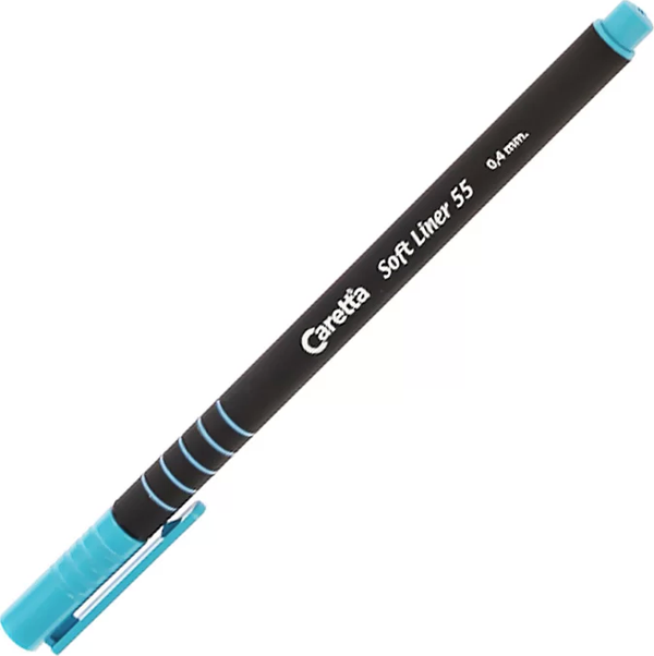 CARETTA 55-20 SOFT LİNER KEÇELİ KALEM 0.4 AÇIK MAVİ - Image 1