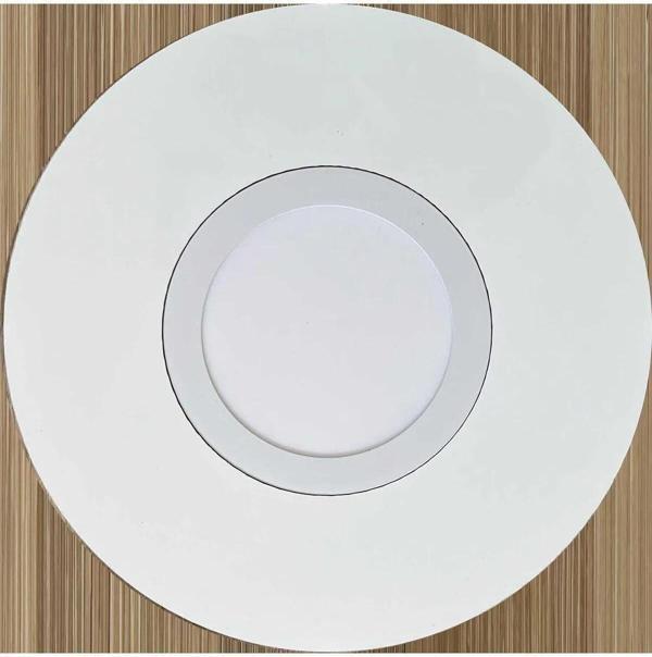 Beyaz Tavan Lambası - Merdiven Lambası - Koridor Lambası - Banyo Lambası - Çocuk Oda - Mdf Lam 33cm 12W - Image 1