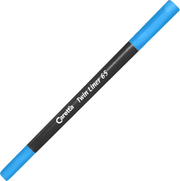 CARETTA 65-07 ÇİFT UÇLU KEÇELİ KALEM 0.4-1mm MAVİ - Image 1