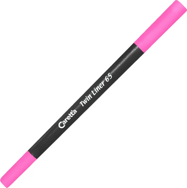CARETTA 65-09 ÇİFT UÇLU KEÇELİ KALEM 0.4-1mm PEMBE - Image 1