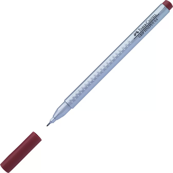 FABER-CASTELL GRİP FİNEPEN 0.4mm KEÇE UÇ AÇIK KAHVE (151680) - Image 1