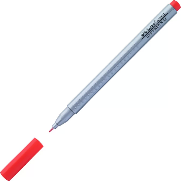 FABER-CASTELL GRİP FİNEPEN 0.4mm KEÇE UÇ KIRMIZI (151621) - Image 1