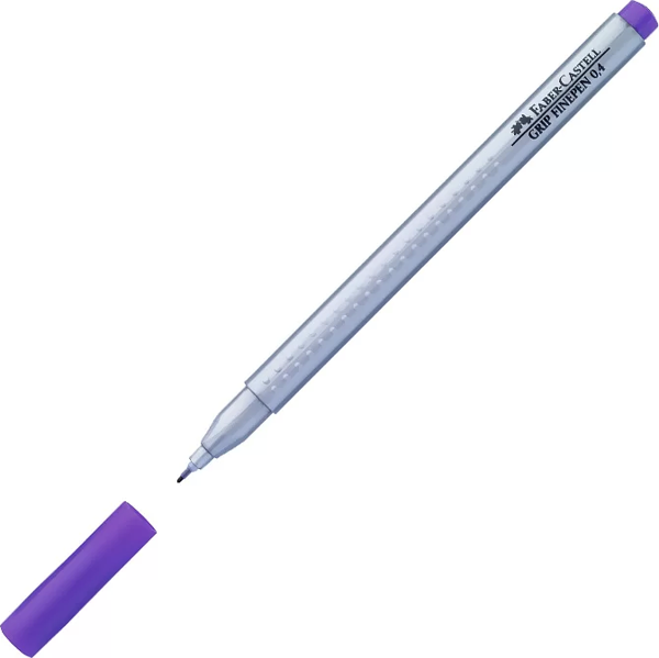 FABER-CASTELL GRİP FİNEPEN 0.4mm KEÇE UÇ MOR (151634) - Image 1