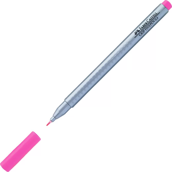 FABER-CASTELL GRİP FİNEPEN 0.4mm KEÇE UÇ PEMBE (151619) - Image 1
