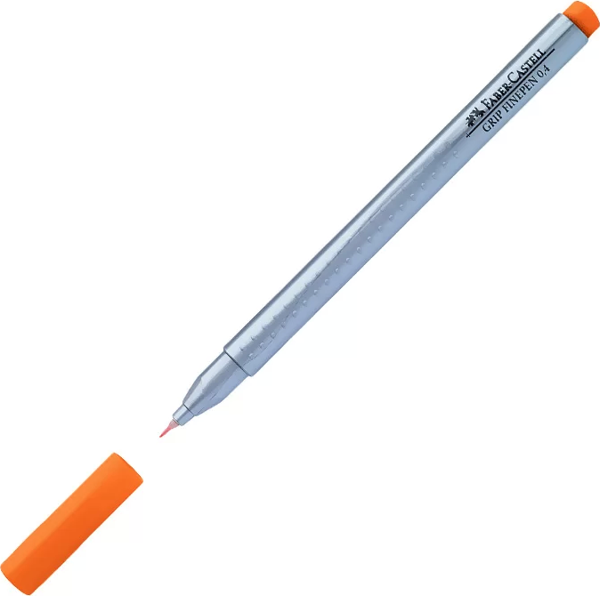 FABER-CASTELL GRİP FİNEPEN 0.4mm KEÇE UÇ TURUNCU (151615) - Image 1