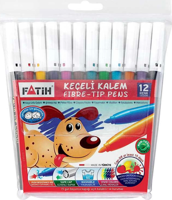 Fatih Keçeli Kalem 12 Renk (34020) - Image 1