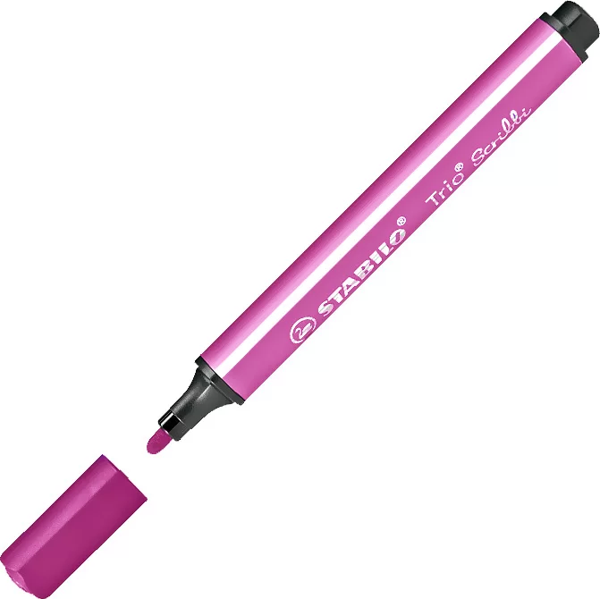 STABİLO 368-918 TRİO JUMBO KEÇELİ KALEM PEMBE - Image 1