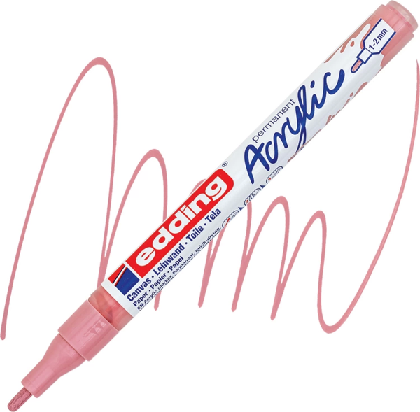 EDDİNG ED5300935 AKRİLİK MARKÖR İNCE UÇLU 1.0-2.0mm LEYLAK - Image 1