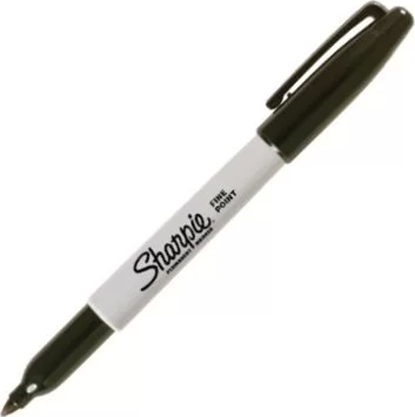 Sharpie Fine Point Yuvarlak Uçlu Siyah Permanent Kalemi - Image 1