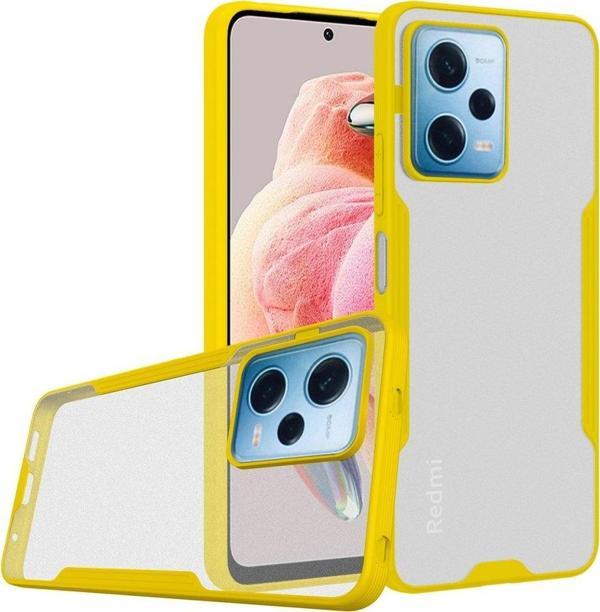 Xiaomi Redmi Note 12 Pro 5G Kılıf Kamera Korumalı Pastel Renkli Esnek Silikon Platin Kapak - Image 1