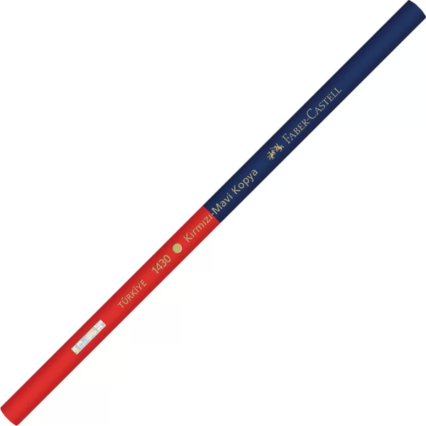 FABER-CASTELL KOPYA KALEMİ KIRMIZI-MAVİ (1131430000) - Image 1