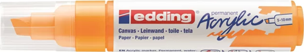 EDDİNG ED5000906 AKRİLİK MARKÖR KALIN UÇLU 5.0-10.0mm GÜNEŞ SARISI - Image 1