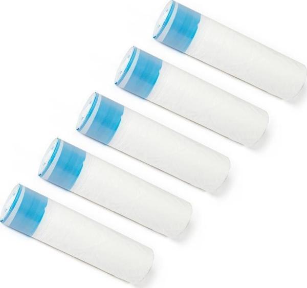 Wero Akıllı Kedi Tuvaleti Büzgülü Çöp Poşeti 5li Seti ( 5 X 15 Adet - Orjinal) - Image 1