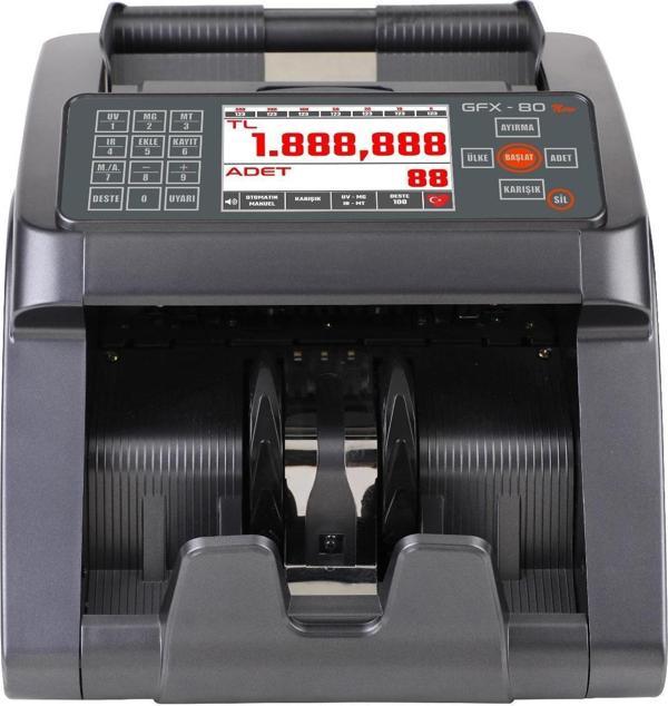 MAHEN gfx 80new para sayma makinesi sahte tespit karışık sayım orjınal ürün ithalatcısı garantili - Image 1