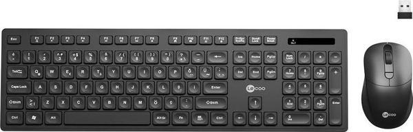 Kw201 Kablosuz Türkçe Q Klavye & Mouse Set Siyah - Image 1
