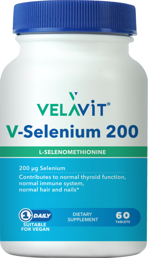 Velavit V-Selenium 200 L-Selenometiyonin (Organik Form) Kaynaklı Selenyum - Image 1