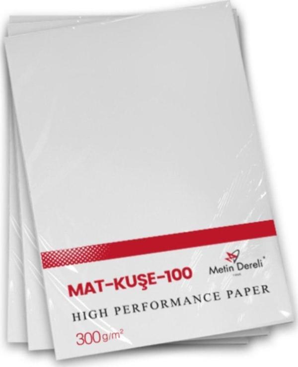 Copyder A4 Mat Kuşe Kağıdı 300Gr. 100 Adet Vakum Paketli - Image 1