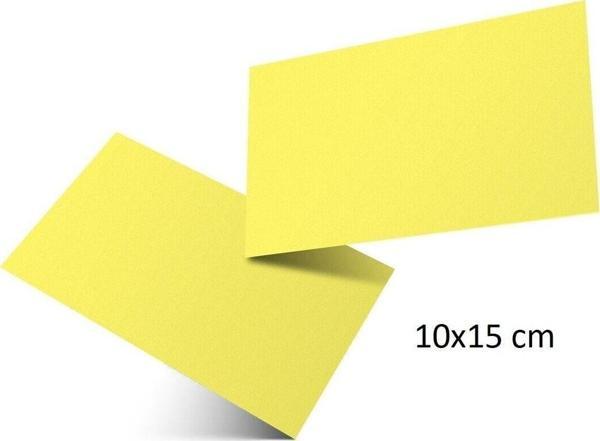Copyder Boş Sari Dokulu Daveti̇Ye Kağidi 250 Gr 10X15 Cm 100 Ad. - Image 1