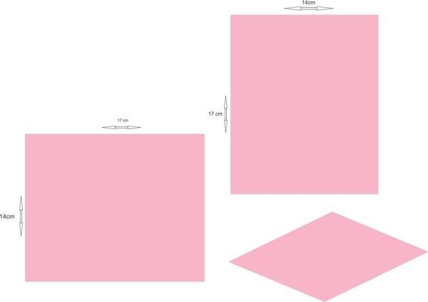 Copyder Davetiye Kartı 14X17Cm 250 Ad. Içi Dışı Önü Arkası Pembe Dokulu Kağıt 250 Gr - Image 1