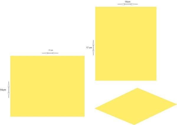 Copyder Davetiye Kartı 14X17Cm 250 Ad. Içi Dışı Önü Arkası Sarı Renk Dokulu Kağıt 250 Gr - Image 1