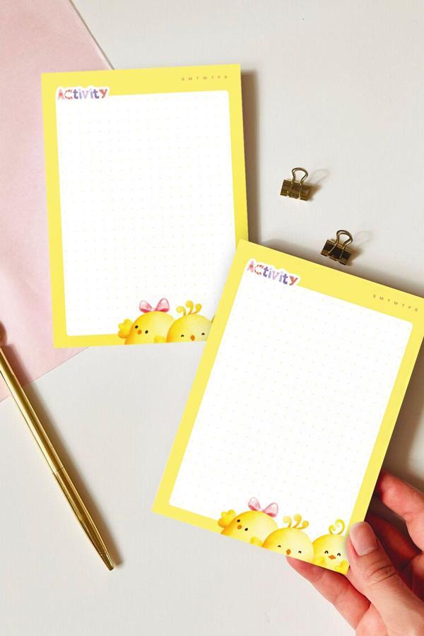Copyder A6 Sevimli Not Defteri 50 Yaprak Notepad Memopad - Image 1