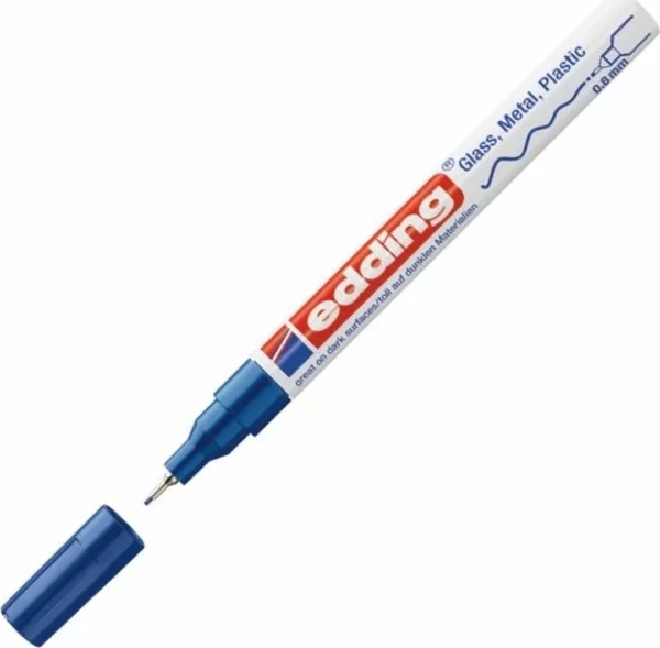 EDDİNG 780 HOBİ SANAT KALEMİ MAVİ (TAM ÖRTÜCÜ MARKÖR) - Image 1