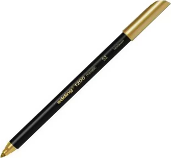 EDDİNG 1200 GRAFİK KALEMİ METALİK ALTIN - Image 1
