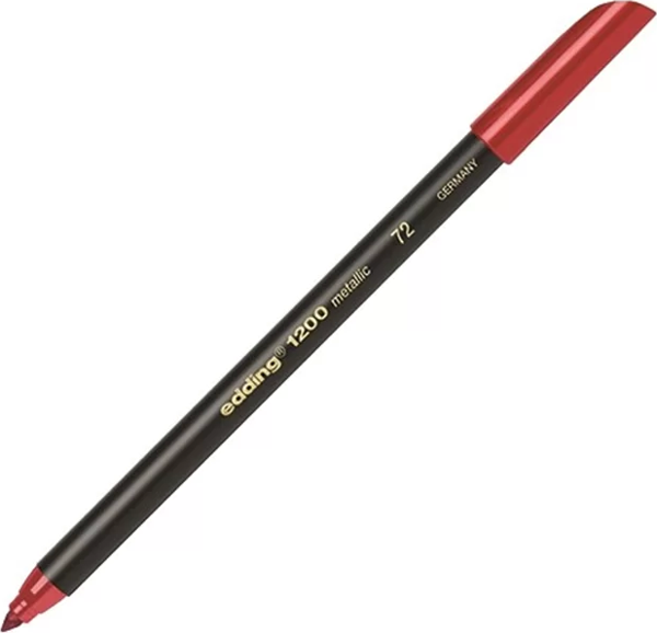 EDDİNG 1200 GRAFİK KALEMİ METALİK KIRMIZI - Image 1