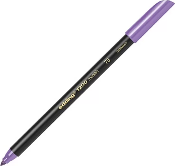EDDİNG 1200 GRAFİK KALEMİ METALİK MOR - Image 1