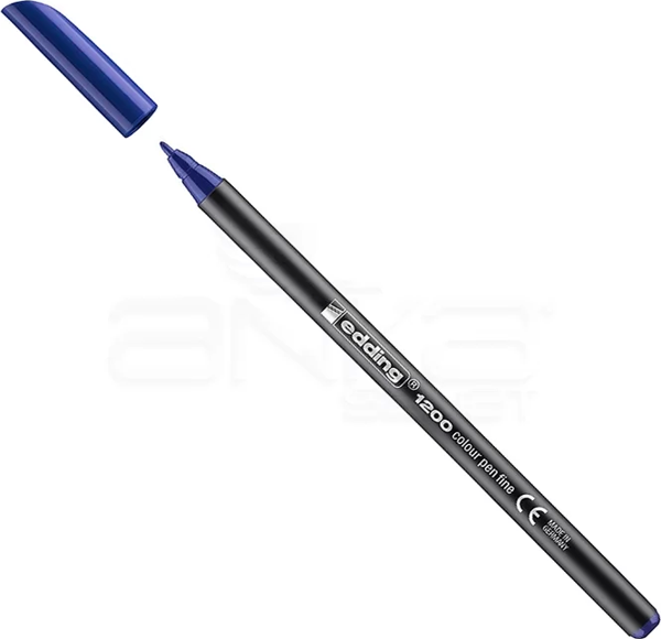 Edding 1200 İnce Uçlu Keçeli Kalem 1mm 003 Koyu Mavi - Image 1