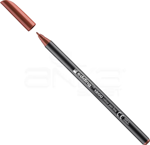 Edding 1200 İnce Uçlu Keçeli Kalem 1mm 007 Kahverengi - Image 1