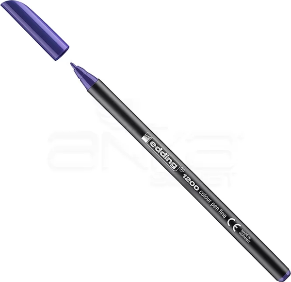 Edding 1200 İnce Uçlu Keçeli Kalem 1mm 008 Mor - Image 1